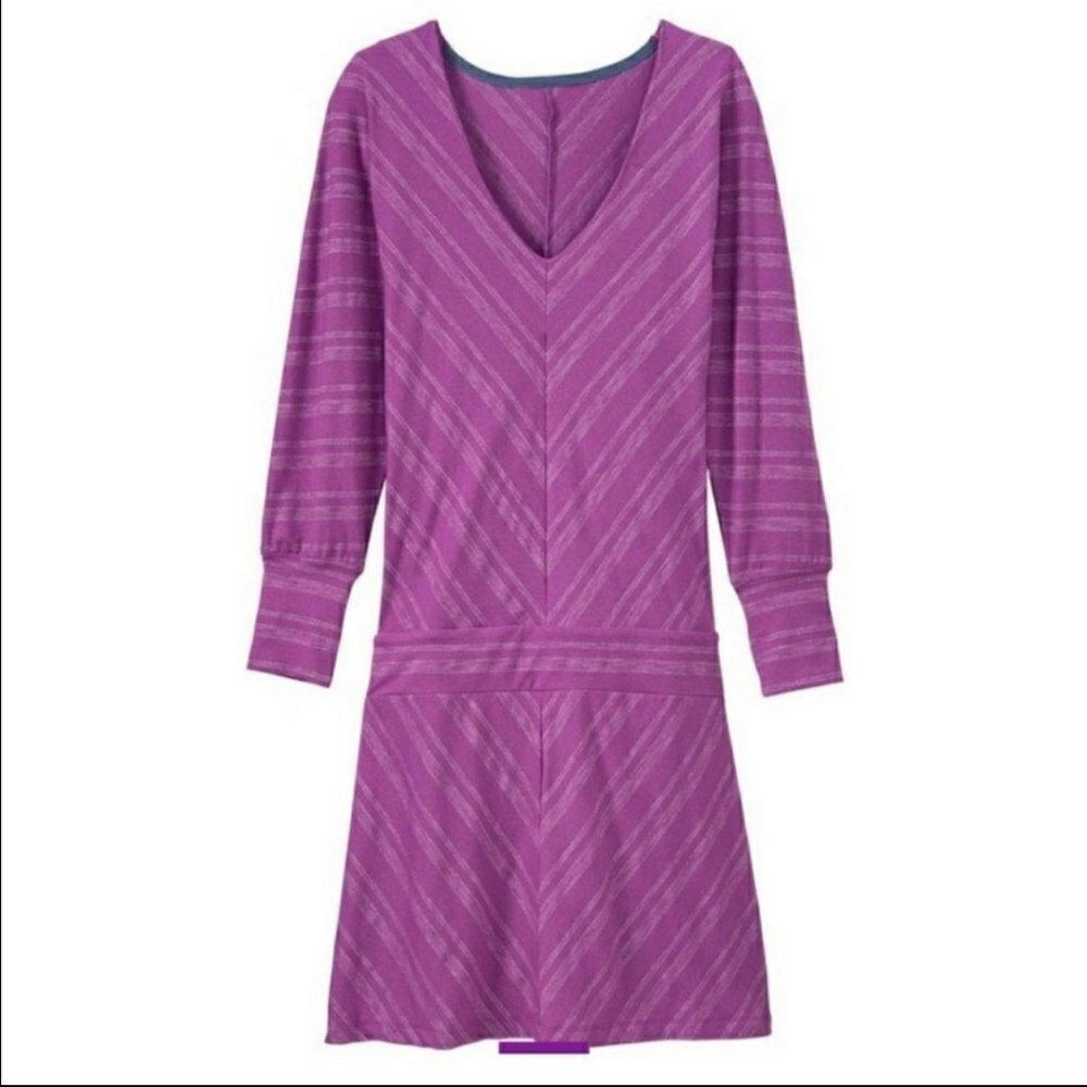 Athleta Sparklelust Metallic Chevron Tunic Dress